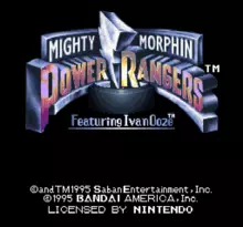 Image n° 7 - screenshots  : Mighty Morphin Power Rangers - The Movie